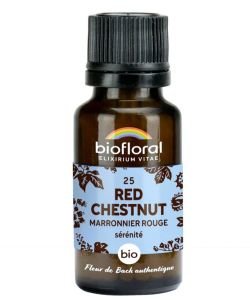 Marronnier rouge - Red Chestnut (n°25), granules sans alcool BIO, 19 g